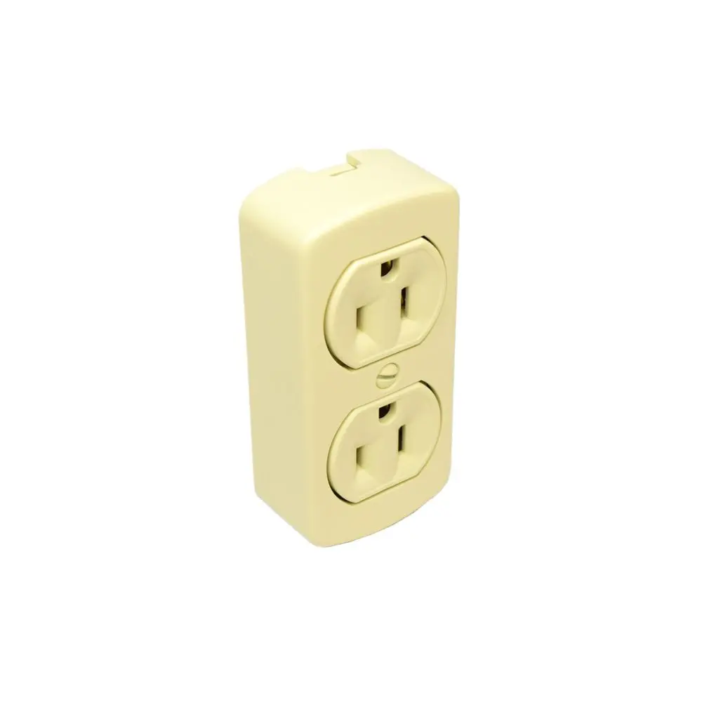 Tomacorriente doble 2x15A+T para 125/250V