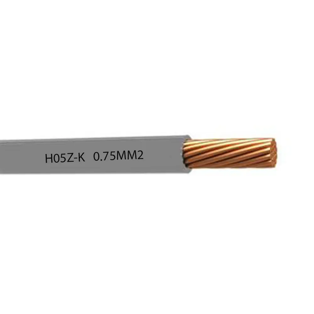CABLE CONTROL SIN PANTALLA 0.75MM2 H05Z-K GRIS