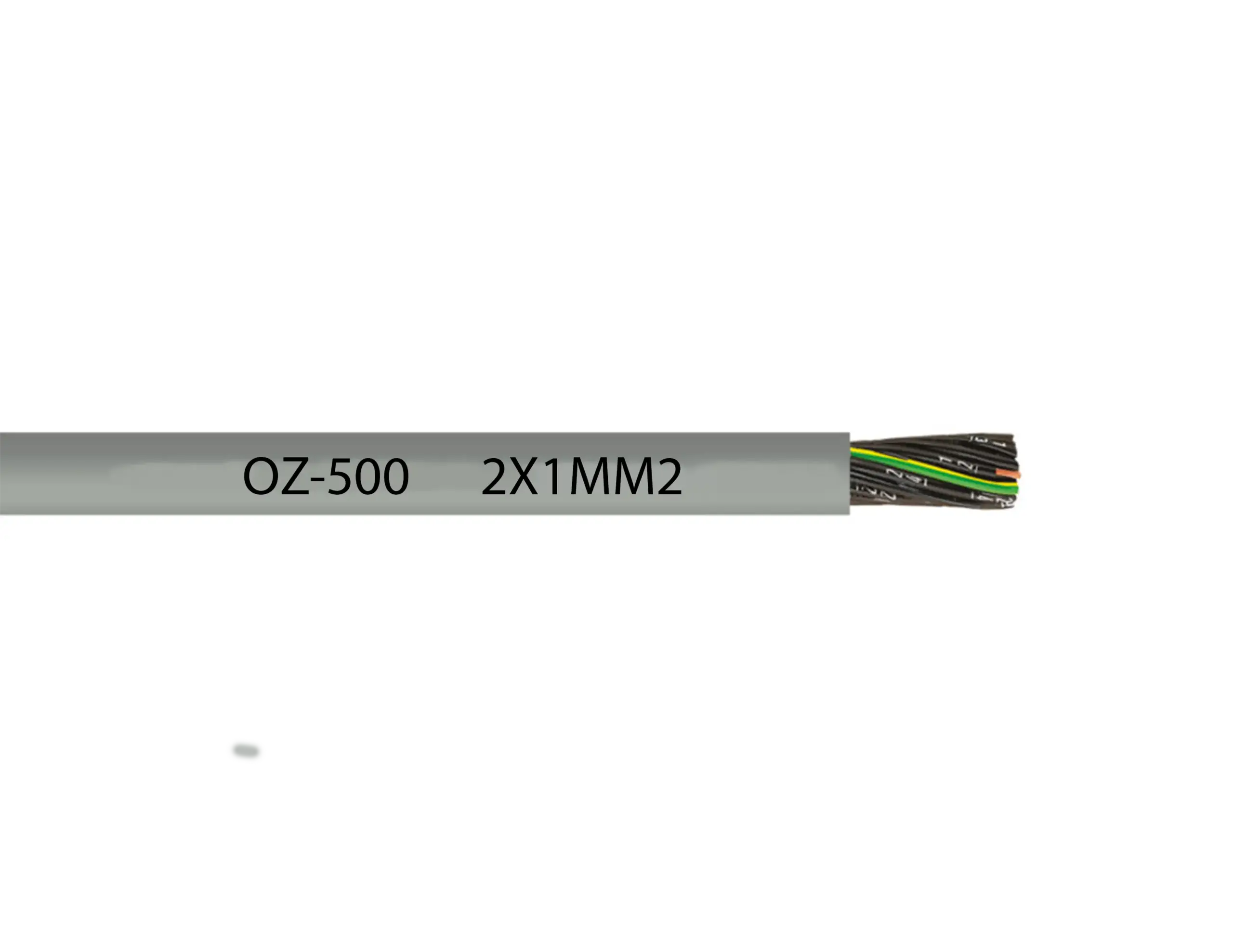 CABLE CONTROL SIN PANTALLA 2X1MM2 OZ-500