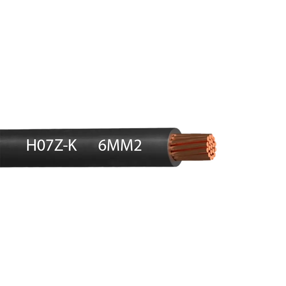 CABLE CONTROL SIN PANTALLA 6MM2 H07Z-K NEGRO