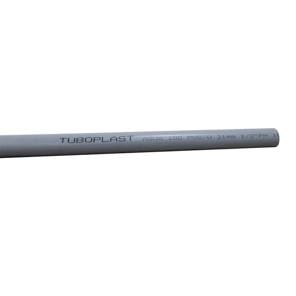 TUBO PVC AGUA S/R CLASE 10 5M TUBOPLAST